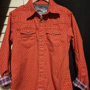 Boys Wrangler 20x Button Down